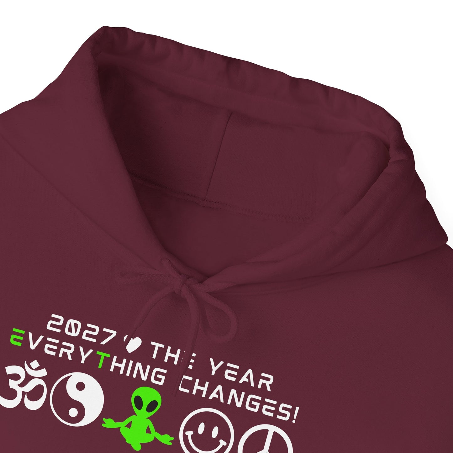 2027 Everything Changes. Hooded Sweatshirt