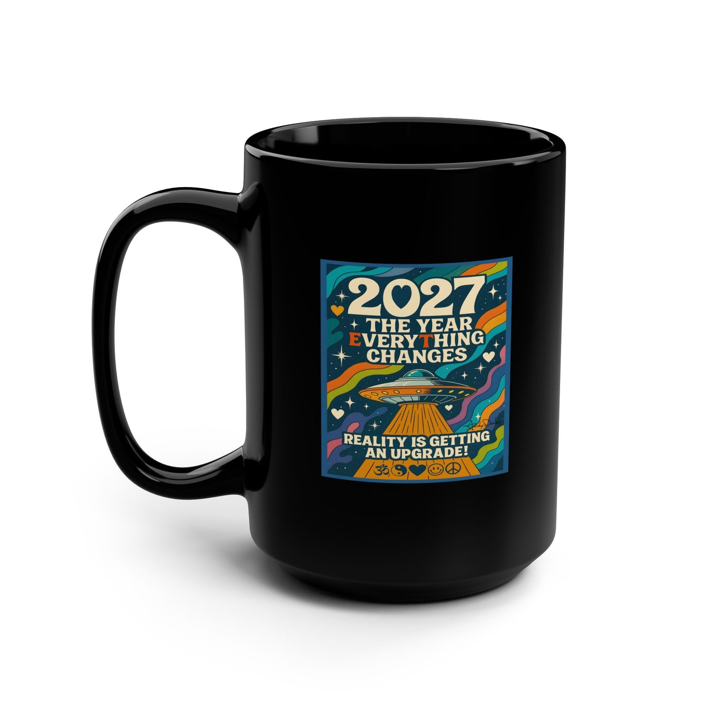 2027 Changes. 15oz Black Mug