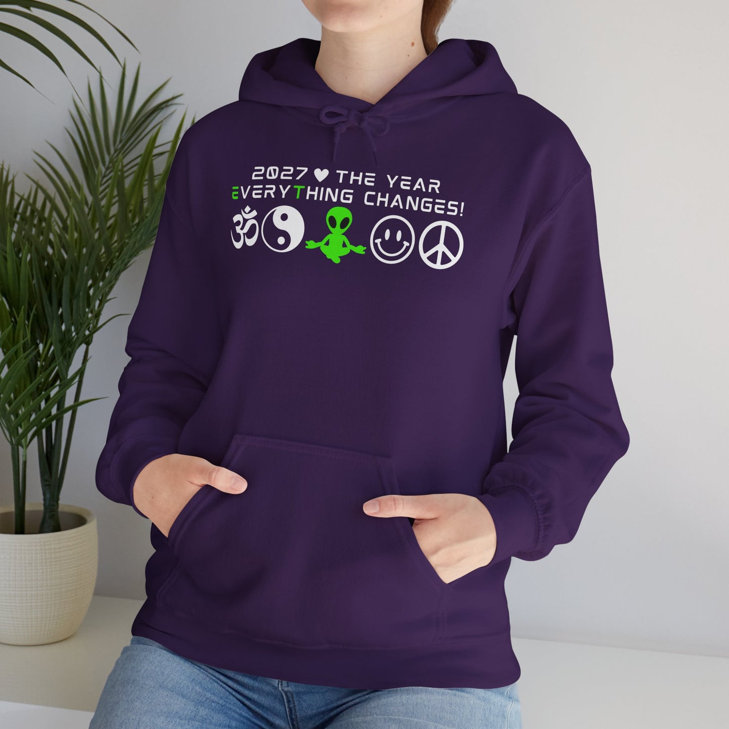2027 Everything Changes. Hooded Sweatshirt