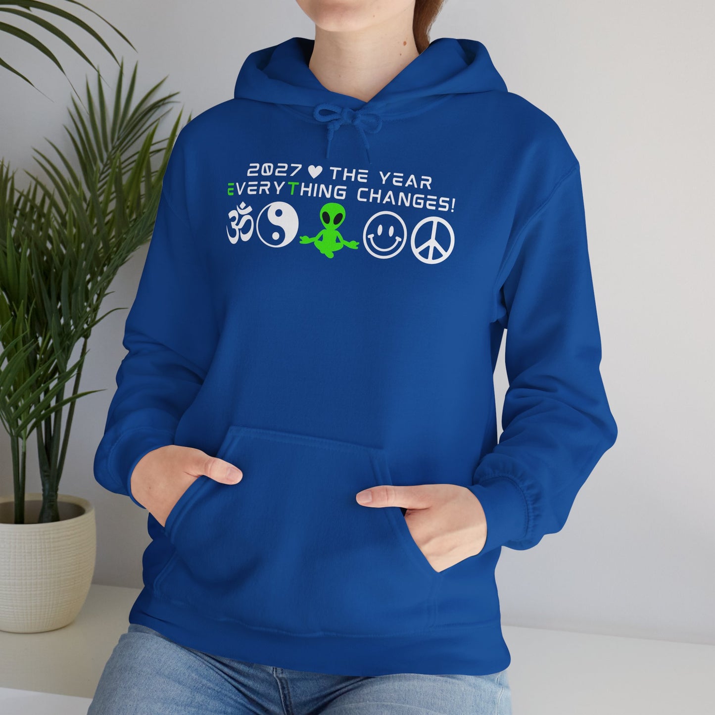 2027 Everything Changes. Hooded Sweatshirt