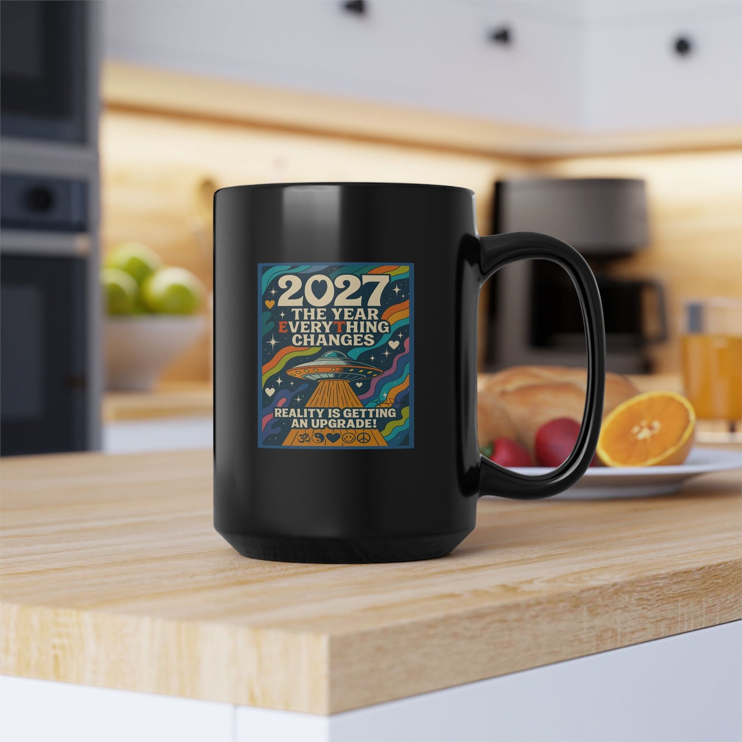2027 Changes. 15oz Black Mug