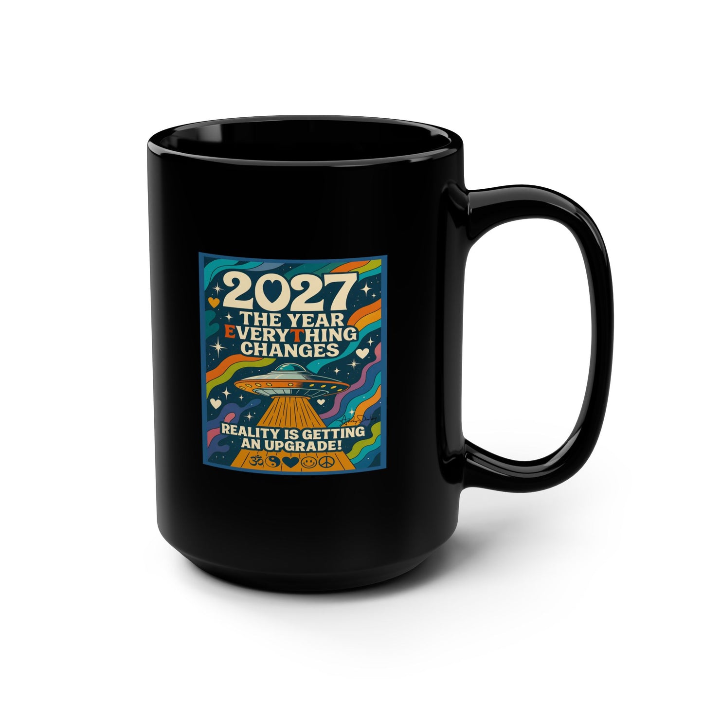 2027 Changes. 15oz Black Mug