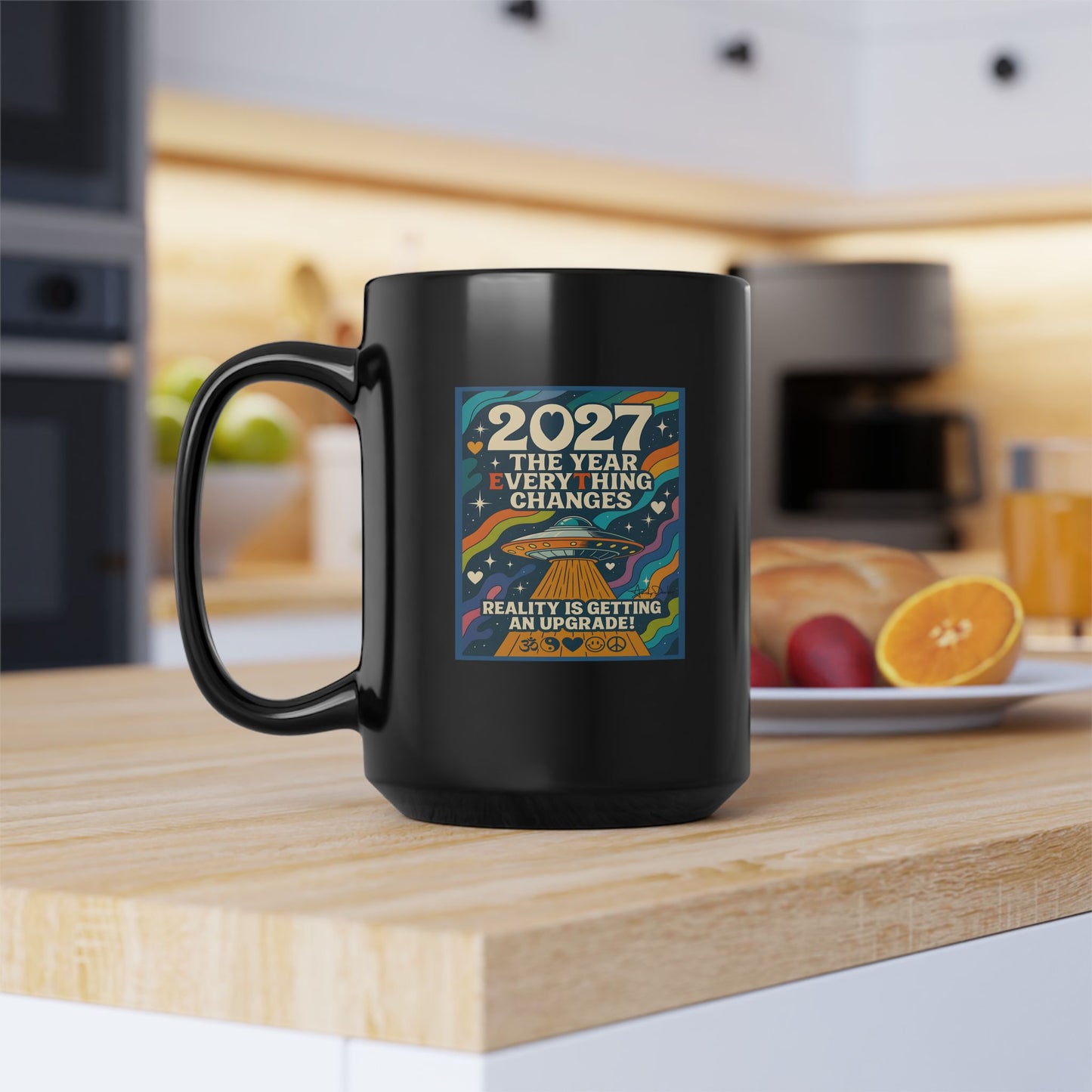 2027 Changes. 15oz Black Mug
