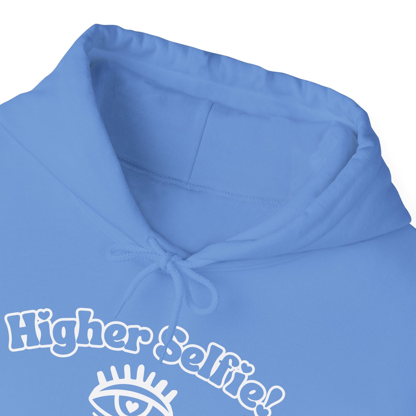 Higher Selfie (White). Hooded Sweatshirt