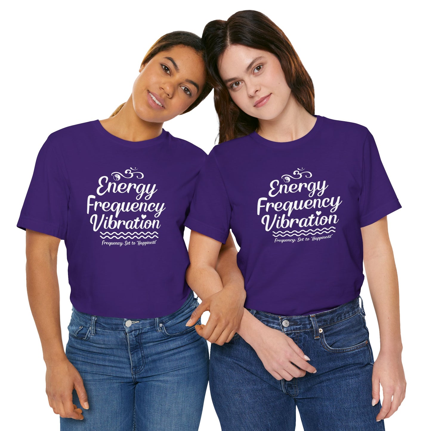 Ladies - Energy Frequency Vibration - Unisex Classic Tee