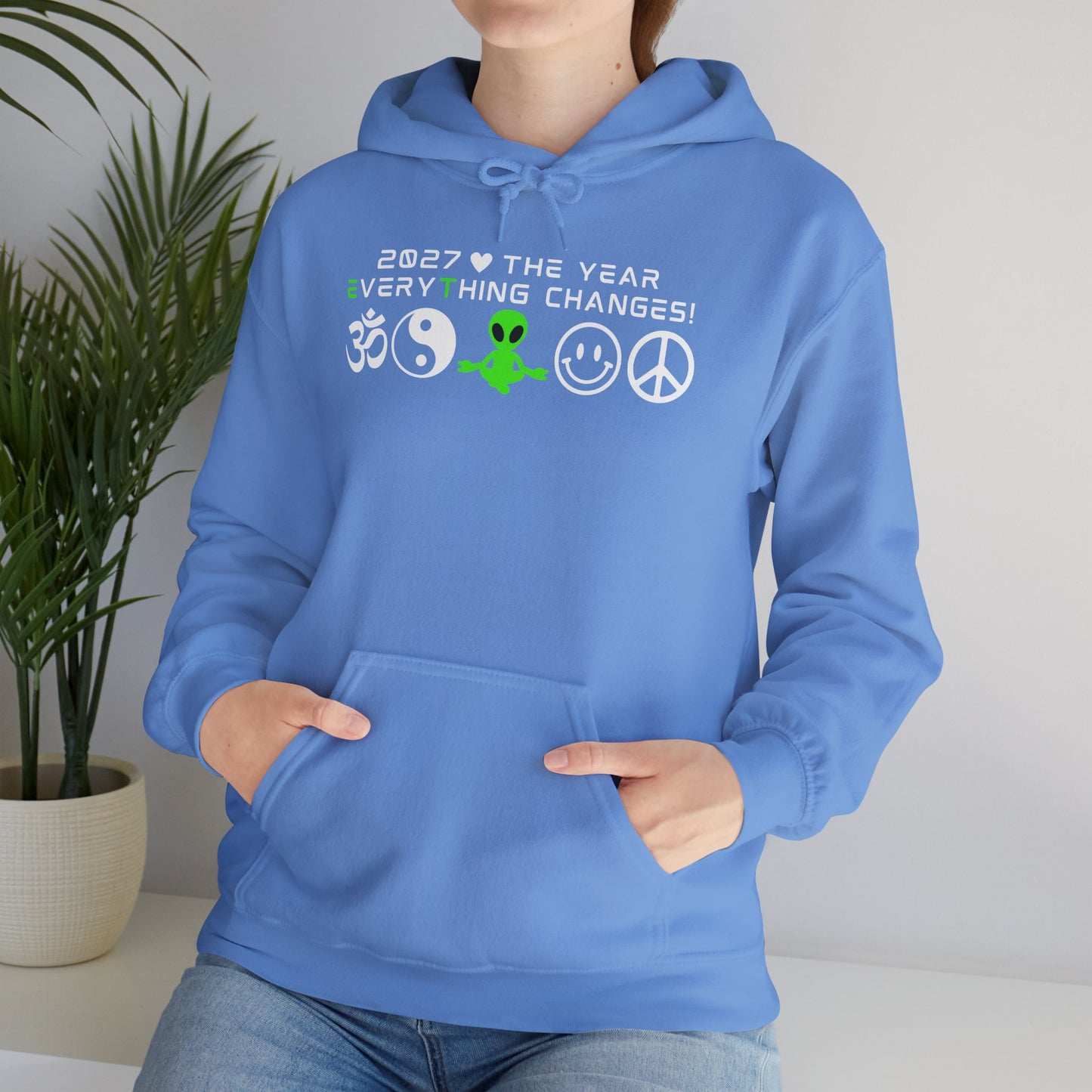 2027 Everything Changes. Hooded Sweatshirt