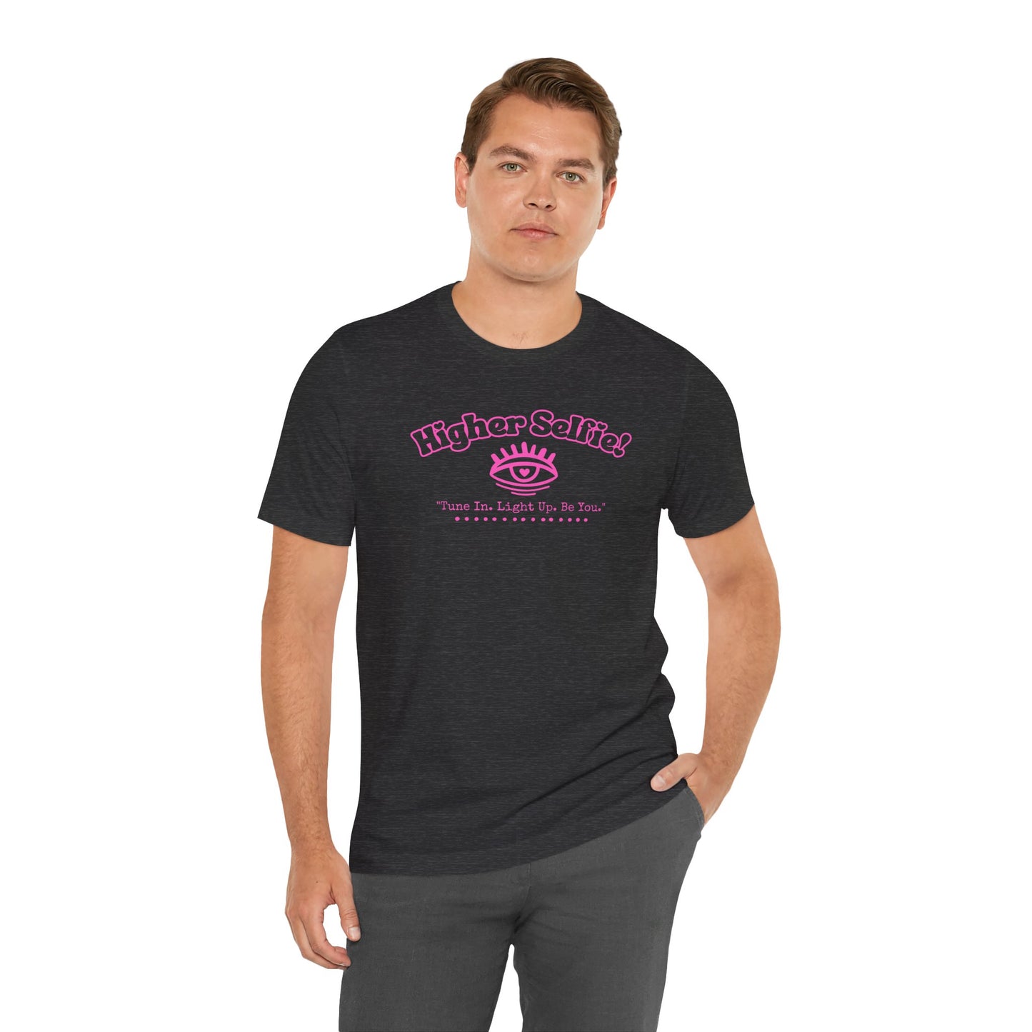 Higher Selfie (pink) Unisex Classic Tee