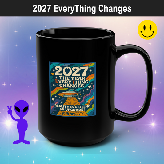 2027 Changes. 15oz Black Mug