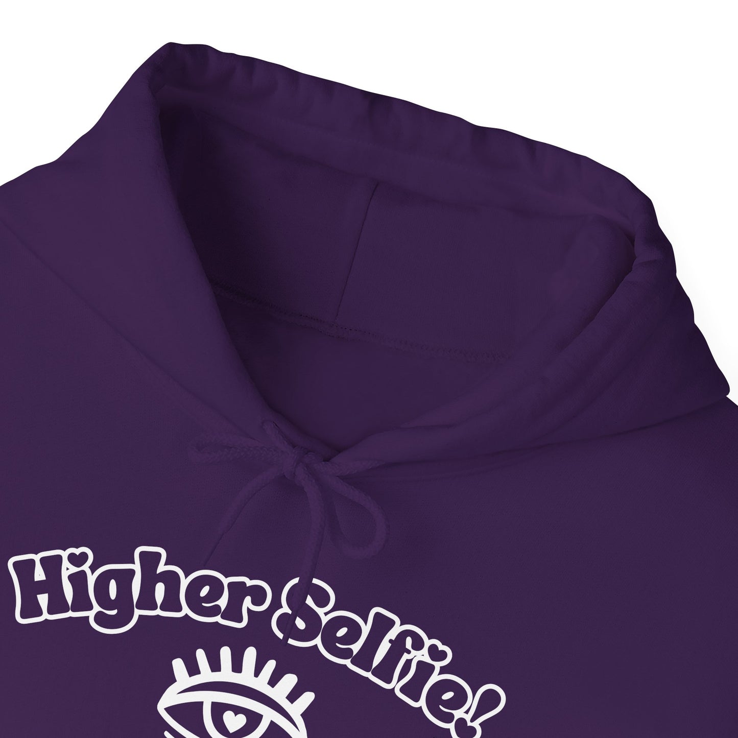 Higher Selfie (White). Hooded Sweatshirt