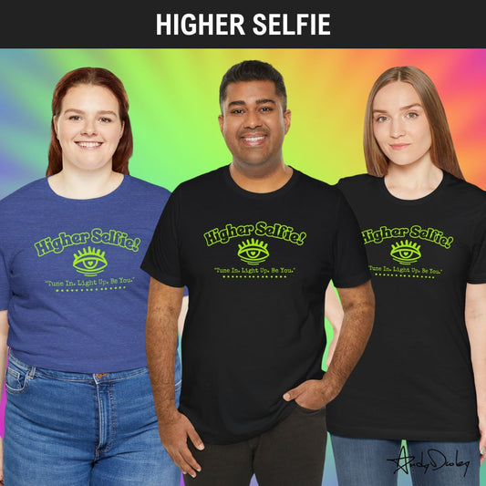 Higher Selfie (Green) Unisex Classic Tee