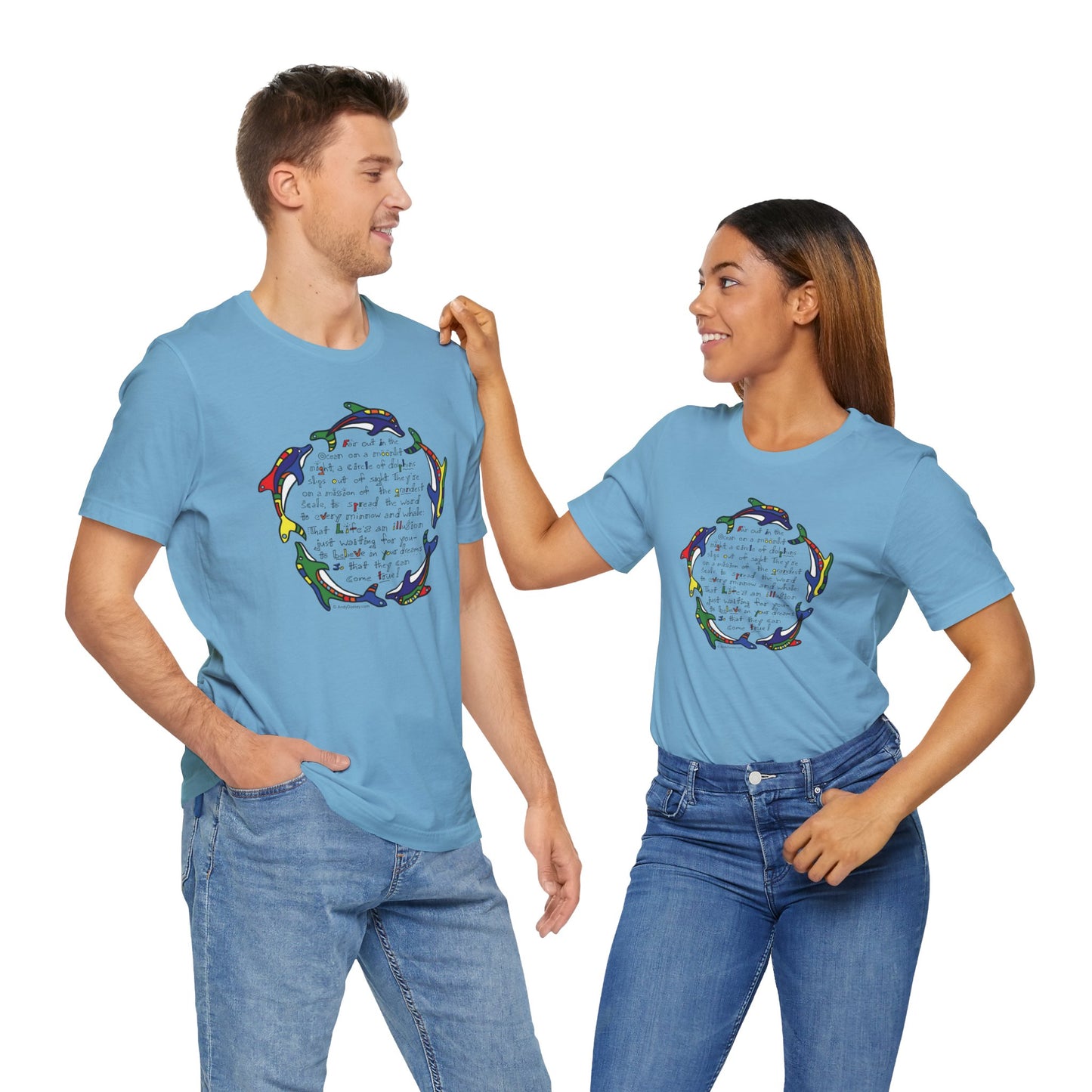 Circle of Dolphins - Unisex Classic Tee