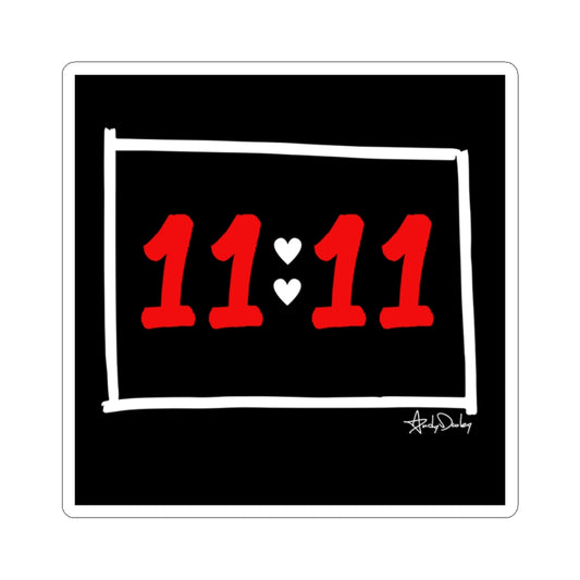 11:11 Die-Cut Sticker